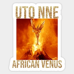 AFRICAN VENUS By SIRIUS UGO ART Sticker